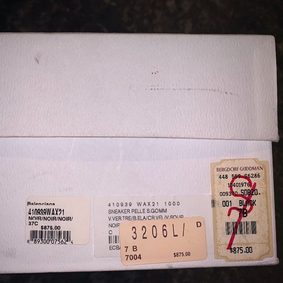 BALENCIAGA PELLE S.GOMM SNEAKER | SIZE 7 US - Picture 2 of 6